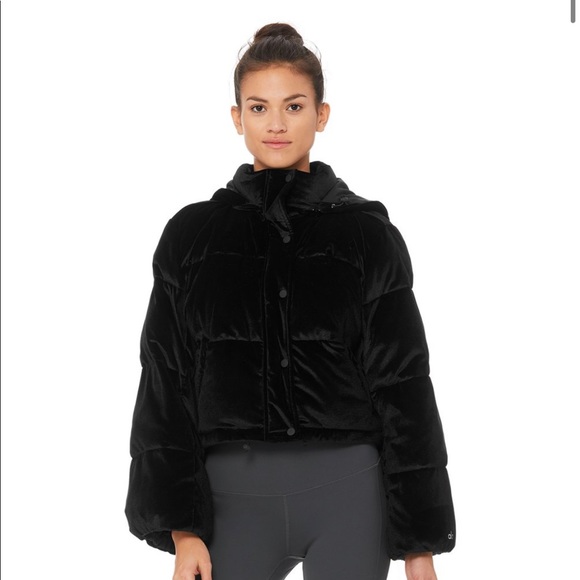 ALO Yoga | Jackets & Coats | Limited Edition Alo Velvet Puffer Jacket | Poshmark